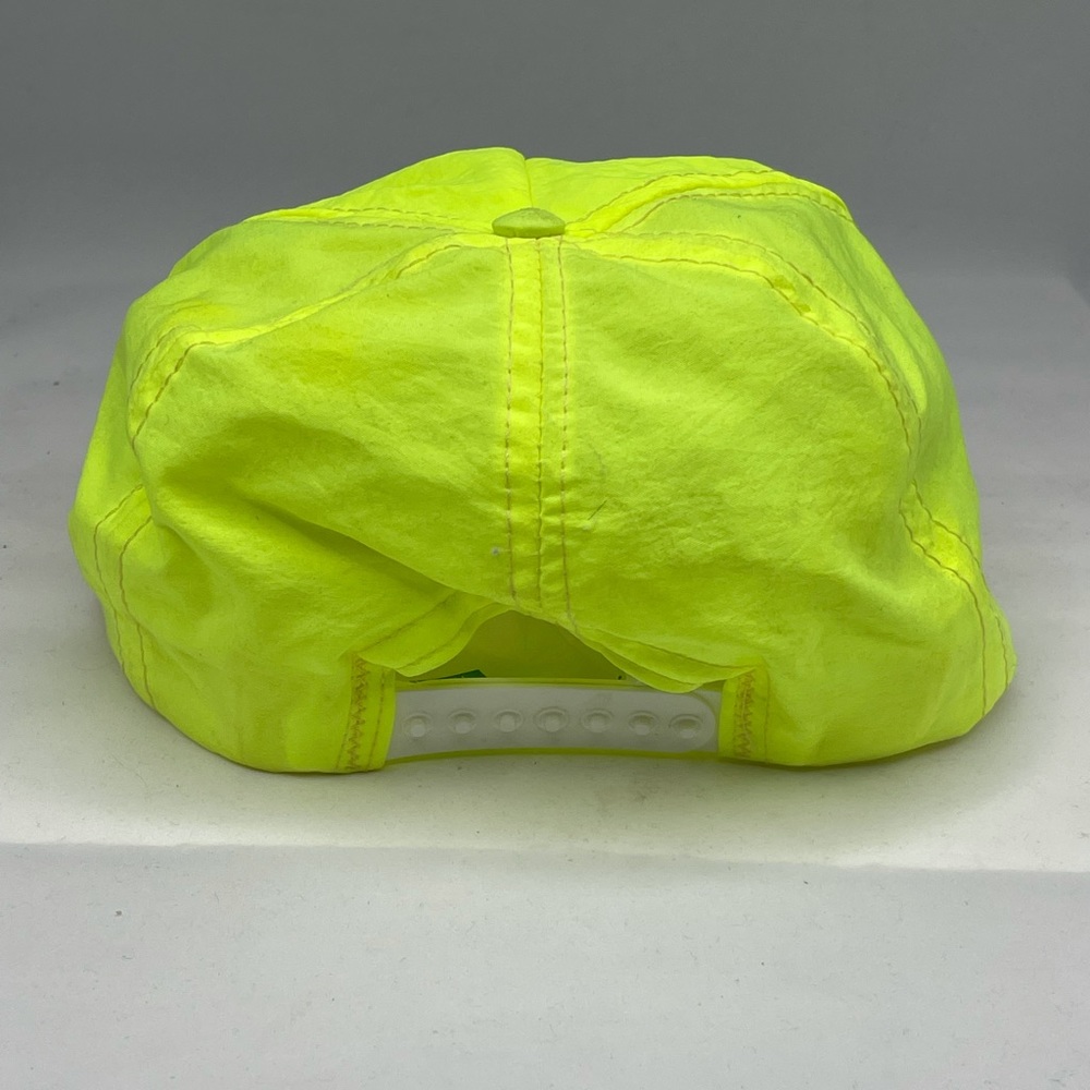 Vintage Chevy Thunder Neon Yellow SnapBack Hat Cap - Picture 4 of 7